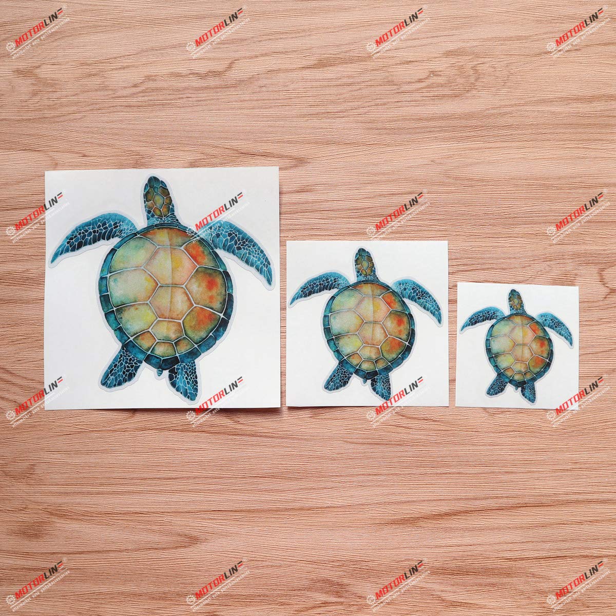 Grande Tortue Sous La Mer Camion Voiture Autocollant Décalcomanie