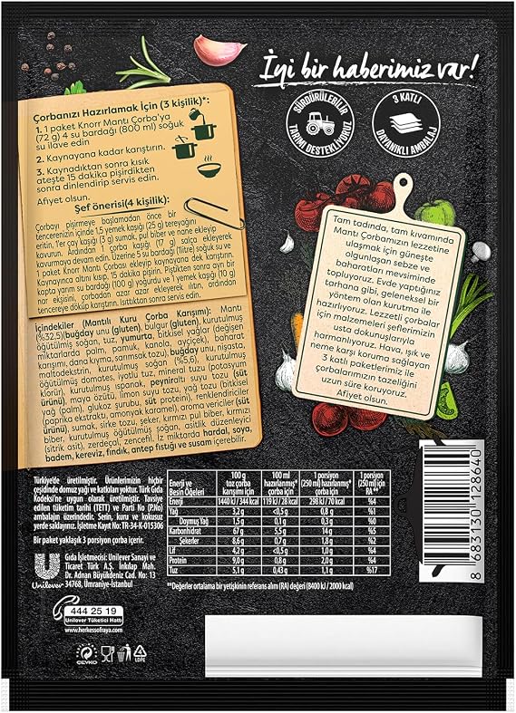 Knorr Mantı Çorbası 72 gr