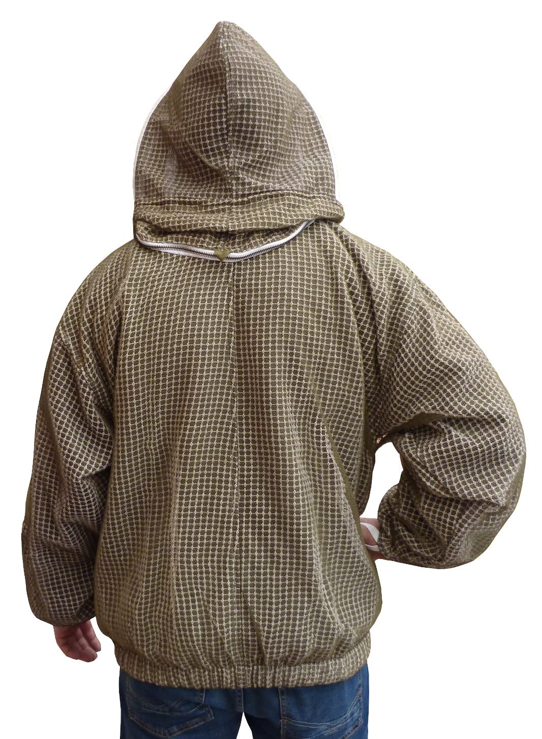 AGS Bee Jacket - Giacca da apicoltura a 3 strati, ultra ventilata, colore: verde (2XL)