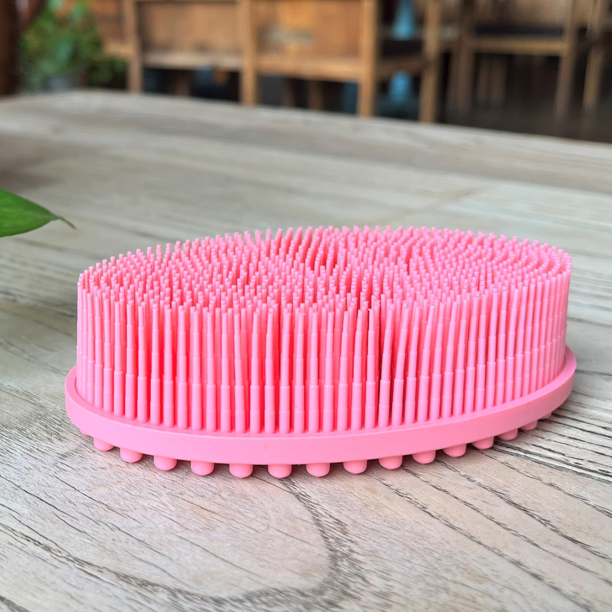 Premium Sensory Brush for Kids or Autism,Soft Silicone Body Scrubber,2 in 1 Sensory Room Occupational Therapy Brushes,Silicone Loofah,Pet Shower Brush Bath Brush Shampoo Brush - Image 3