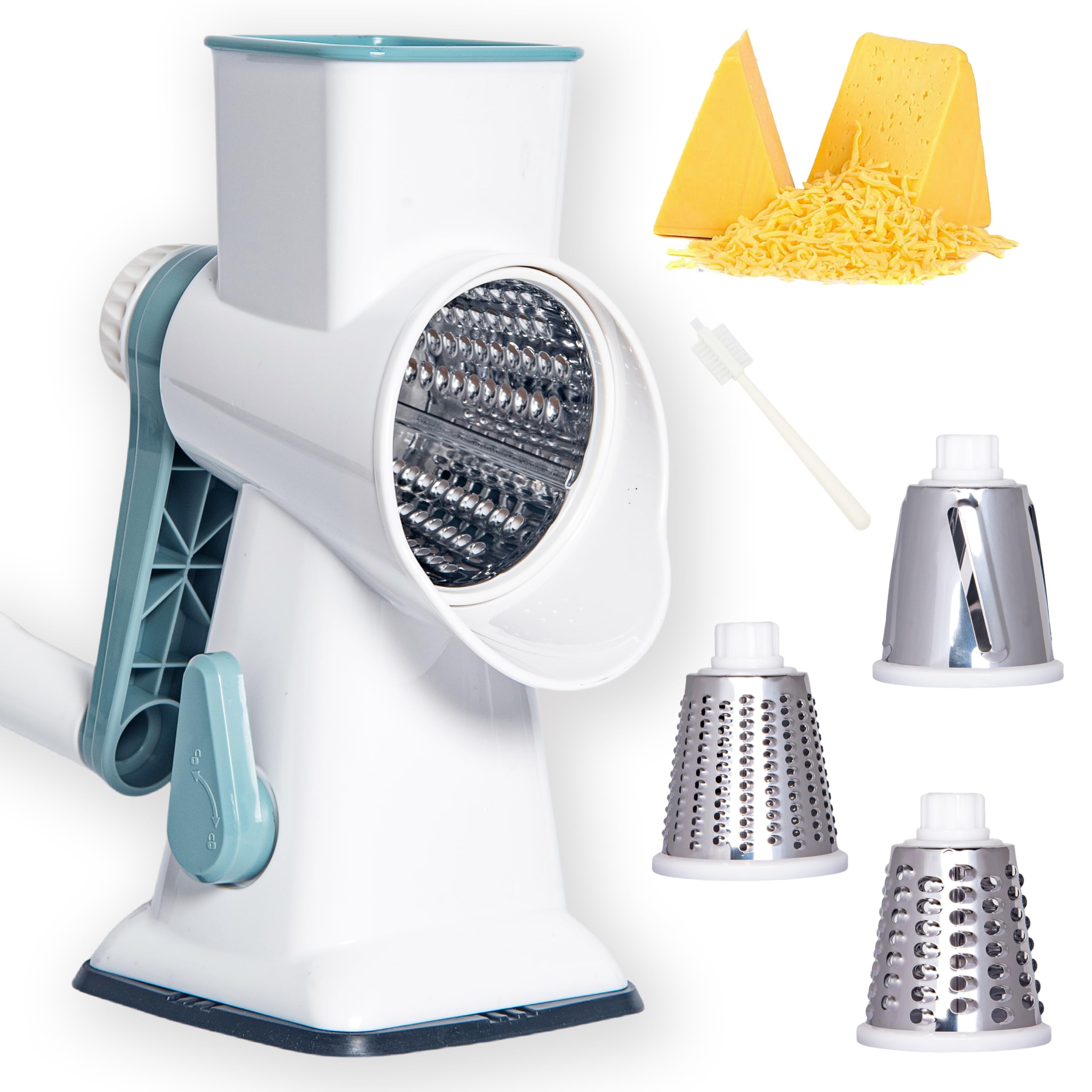Mannilayco White Rotary Cheese Grater