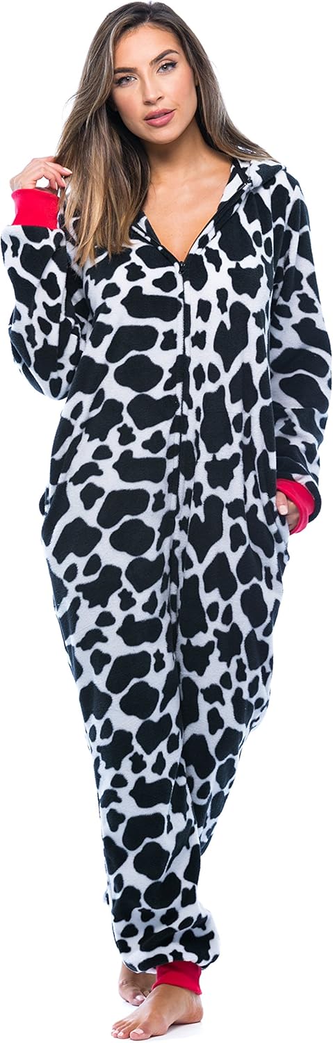Just Love Adult Onesie with Animal Prints Pajamas