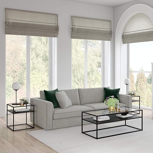 Miniatura 6 de Ada - Mesa auxiliar cuadrada de 20 pulgadas de ancho en bronce ennegrecido