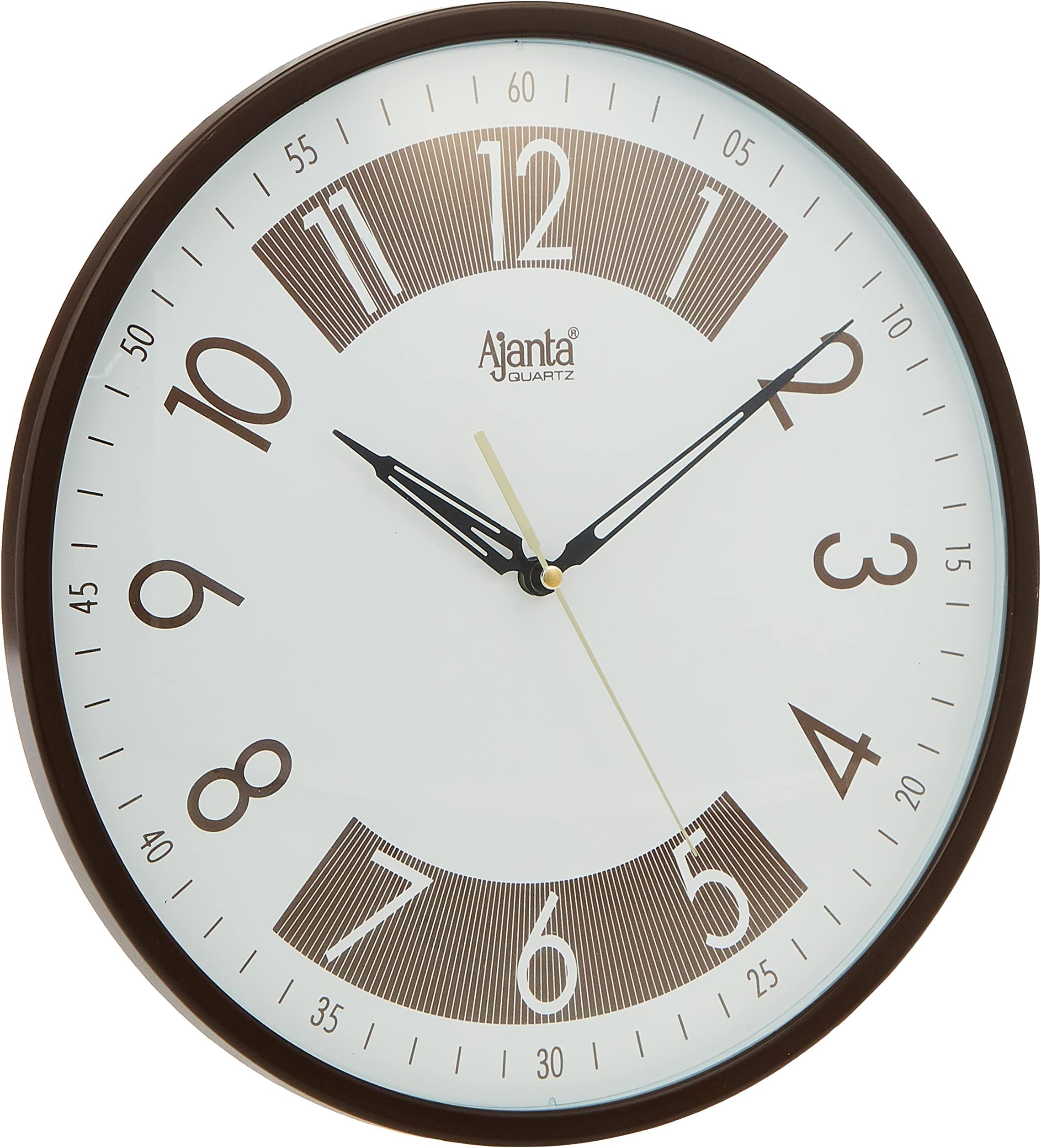 Ajanta 3087 Analog Wall Clock, Black