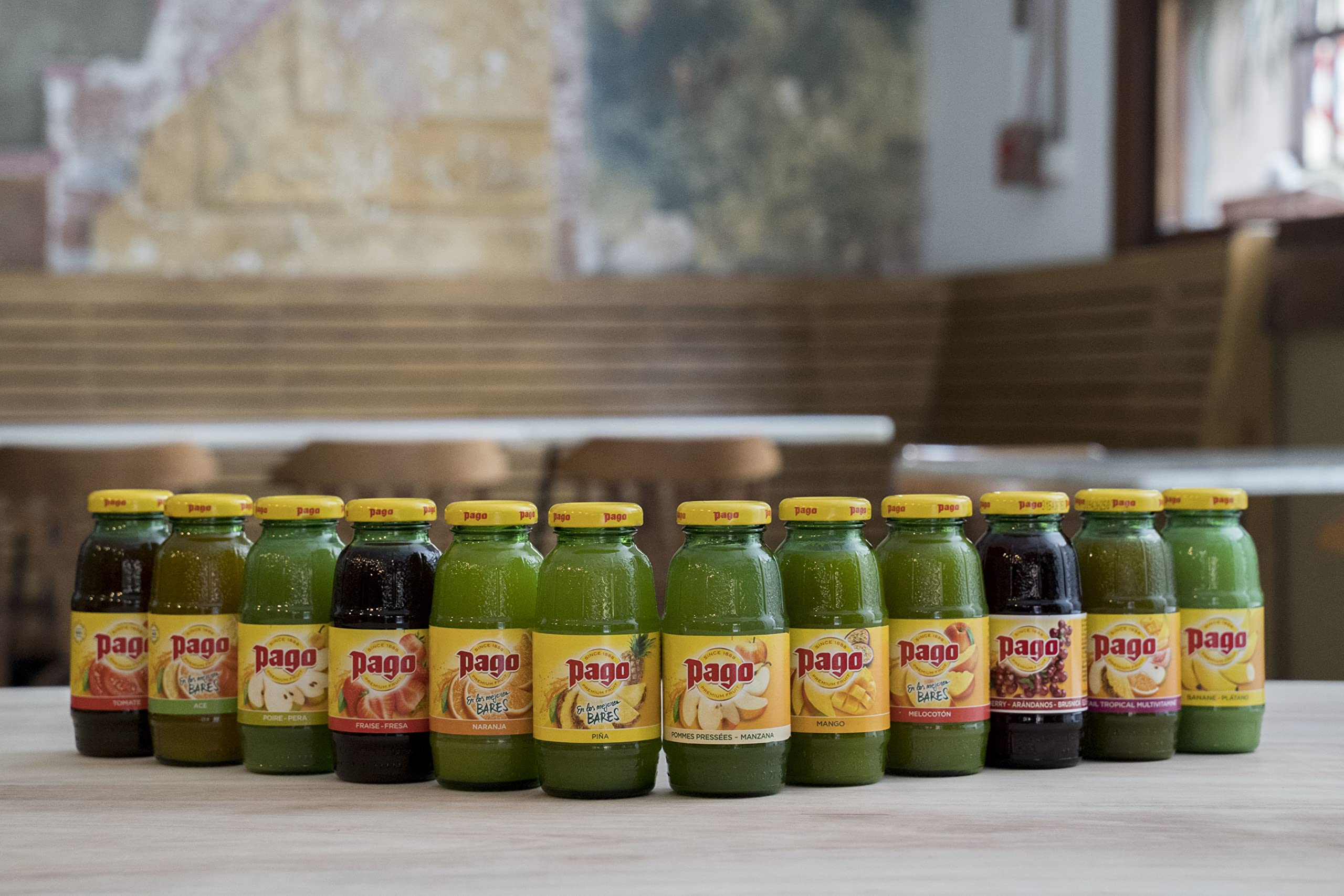 Zumos Pago - Néctar de Melocotón a partir de Zumo de melocotón Pack 24 x 200ml Clásicos