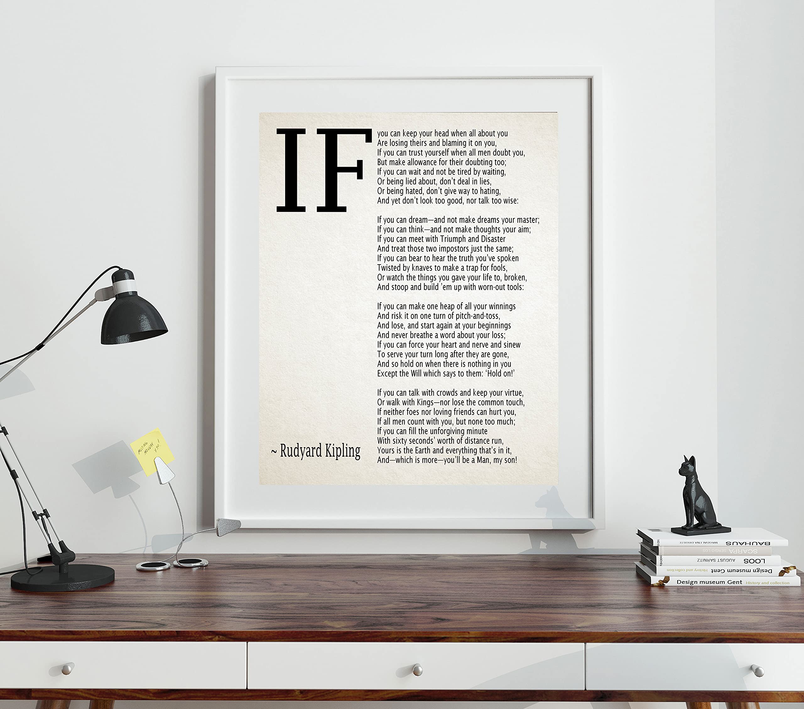 IF Poem Art Print IF Poem by Rudyard Kipling Art Print IF Poster If ...