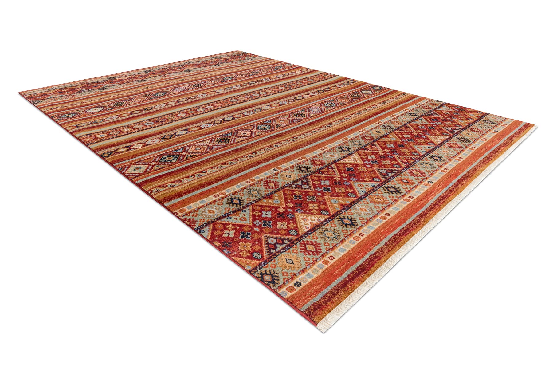 Dywan wełna KESHAN Franse, orientalny 7685/53578 terakota 160x230 cm, Dywany do Salonu