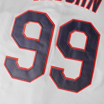 Men's Ricky Vaughn 99 Movie Baseball Jersey,90s Hip Hop Clothing Stitched Sports Fan Shirt Jersey Navy Grey White