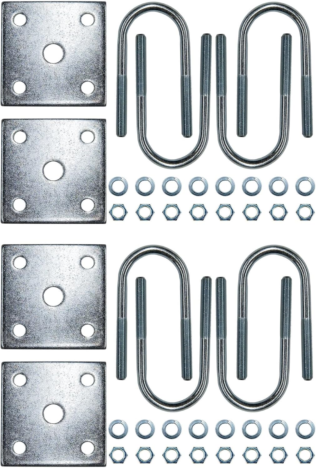 The Trailer Parts Outlet - 3/8" Trailer U-Bolt Kit for 1 3/4" Tube 2000 lb Axles