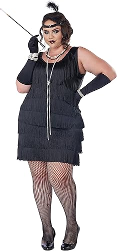 Miniatura 3 de California Costumes disfraz estilo moda charlestón talla grande, para mujer