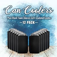 Vista 2 de Fundas para latas en blanco, soporte para refrigerador, decoración de fiesta de cumpleaños, accesorios de despedida de soltera, soporte