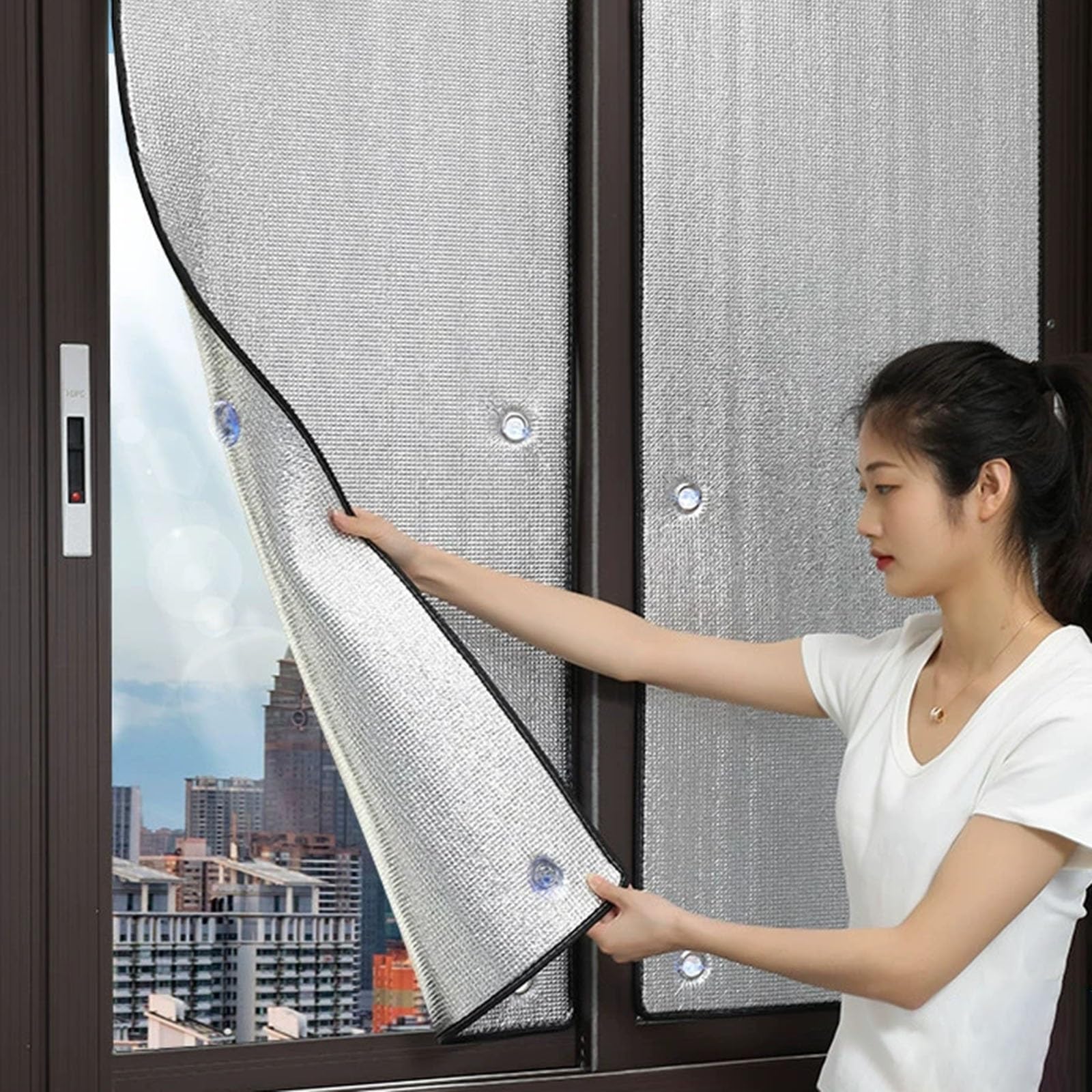 Amazon.com: Aluminum Foil Uv Reflective Cooling Window Cling with