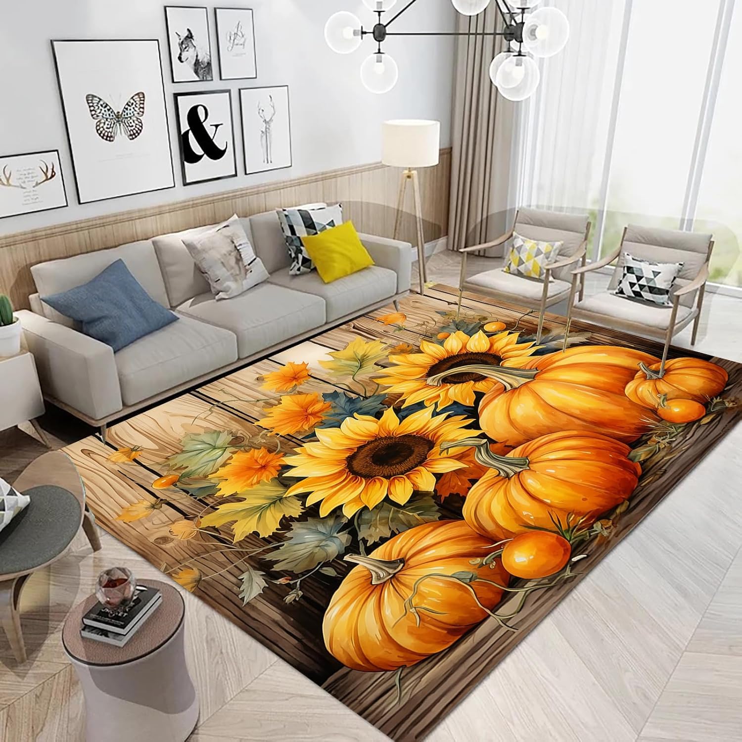 Tapis chambre enfant Halloween 3D doux au toucher et anti-slip 100 x 200 cm