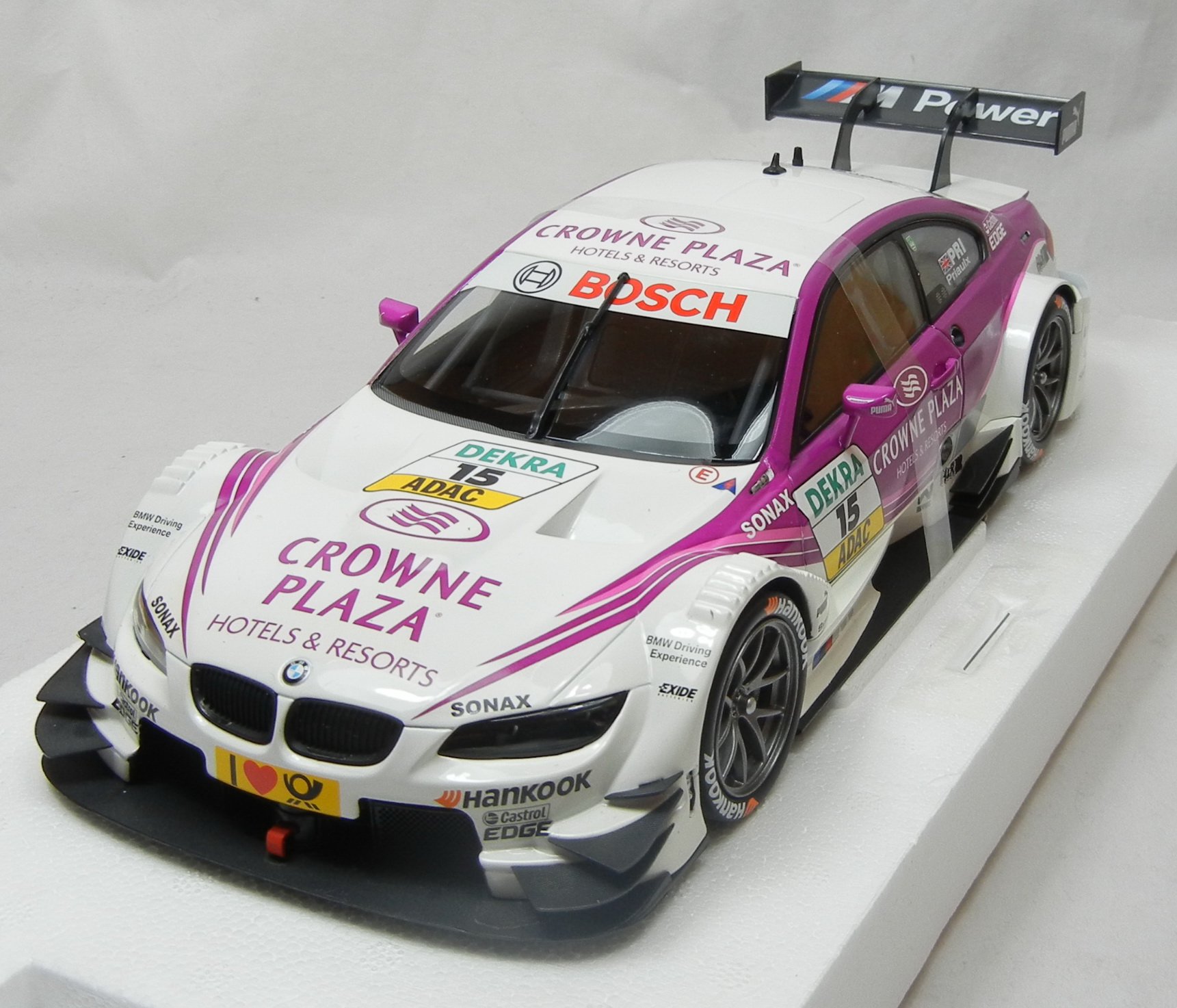 Minichamps 1:18 Scale BMW M3 DTM Crowne Plaza Andy Priaulx 2012