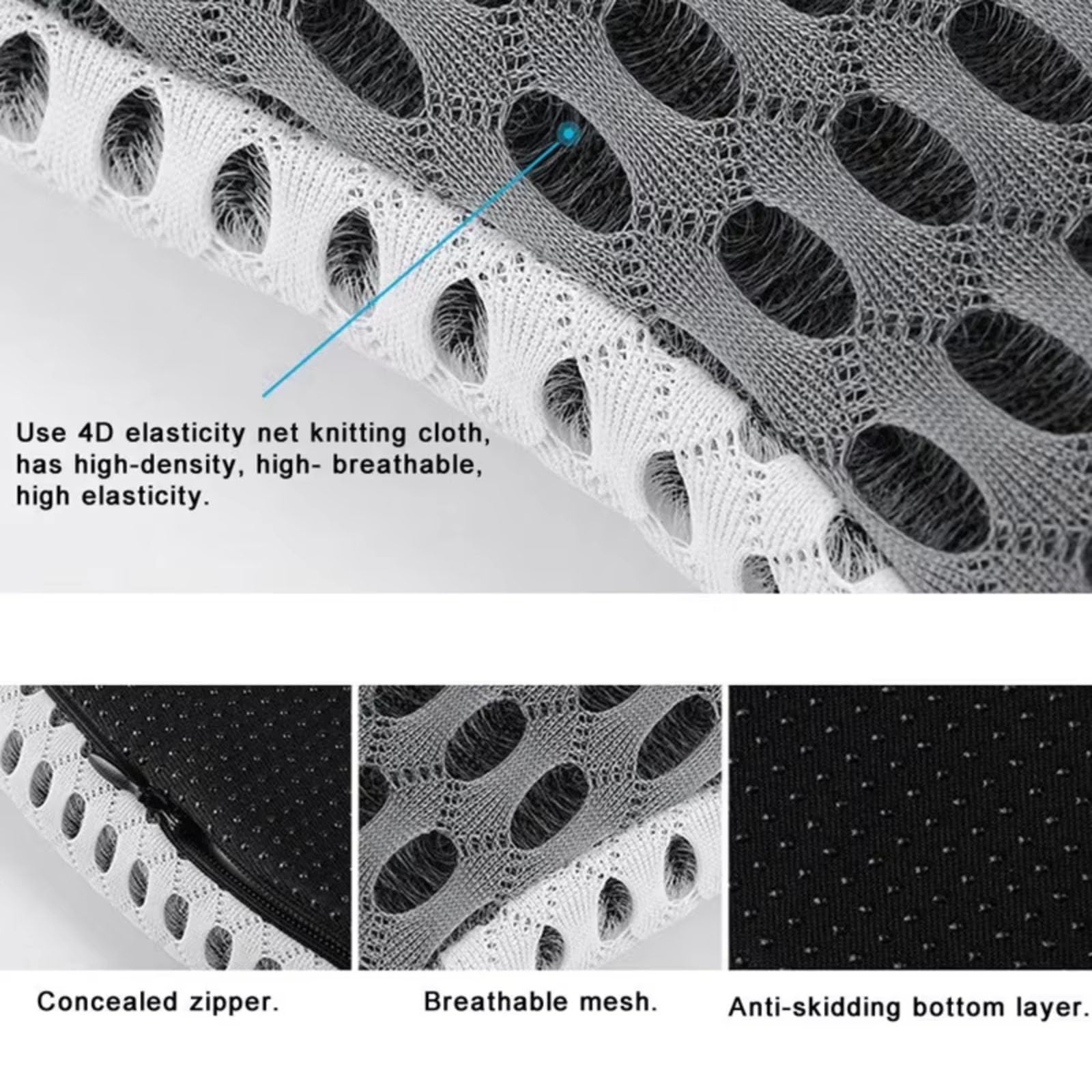Siège Rehausseur pour Conducteur Adulte pour VW T-ROC SUV 2017-2023, Coussin de Voiture Élévateur de Mousse à Mémoire de Forme,Black