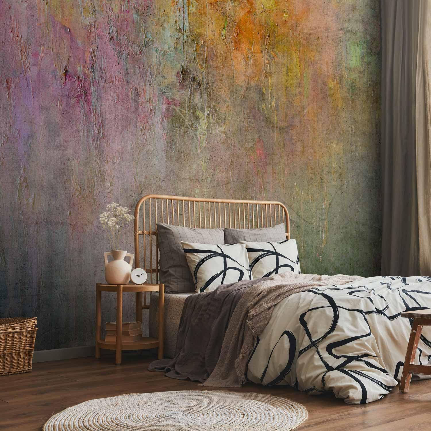 murando - Fototapete Vlies Abstrakt, 400x280 cm, Schlafzimmer, Wohnzimmer | Full HD Druck, 3D-Effekt, lichtbeständige Farben, ideal fürs Wohn- oder Schlafzimmer, schnelle Montage, lichtbeständig, edel