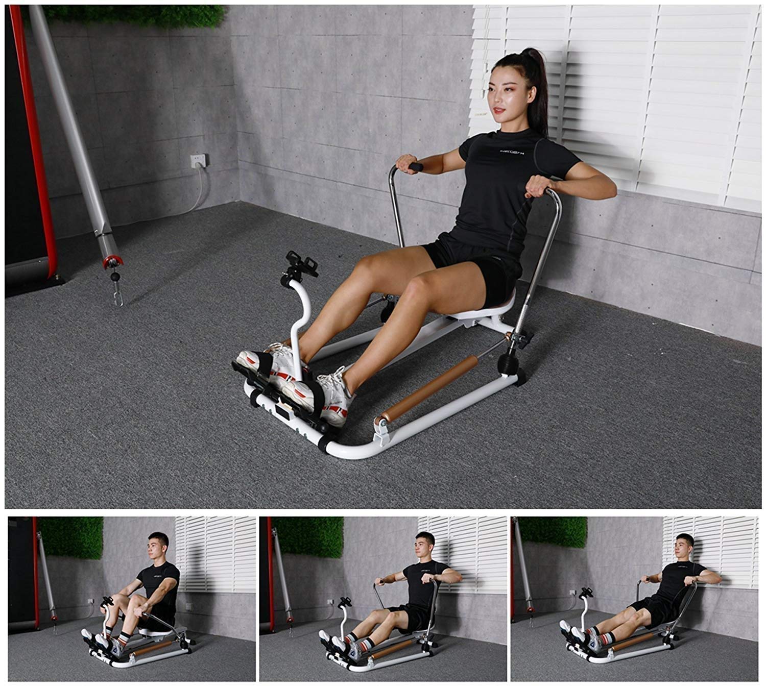 Amazon | fitbill f.Row スマートローイングマシン ボート漕ぎ