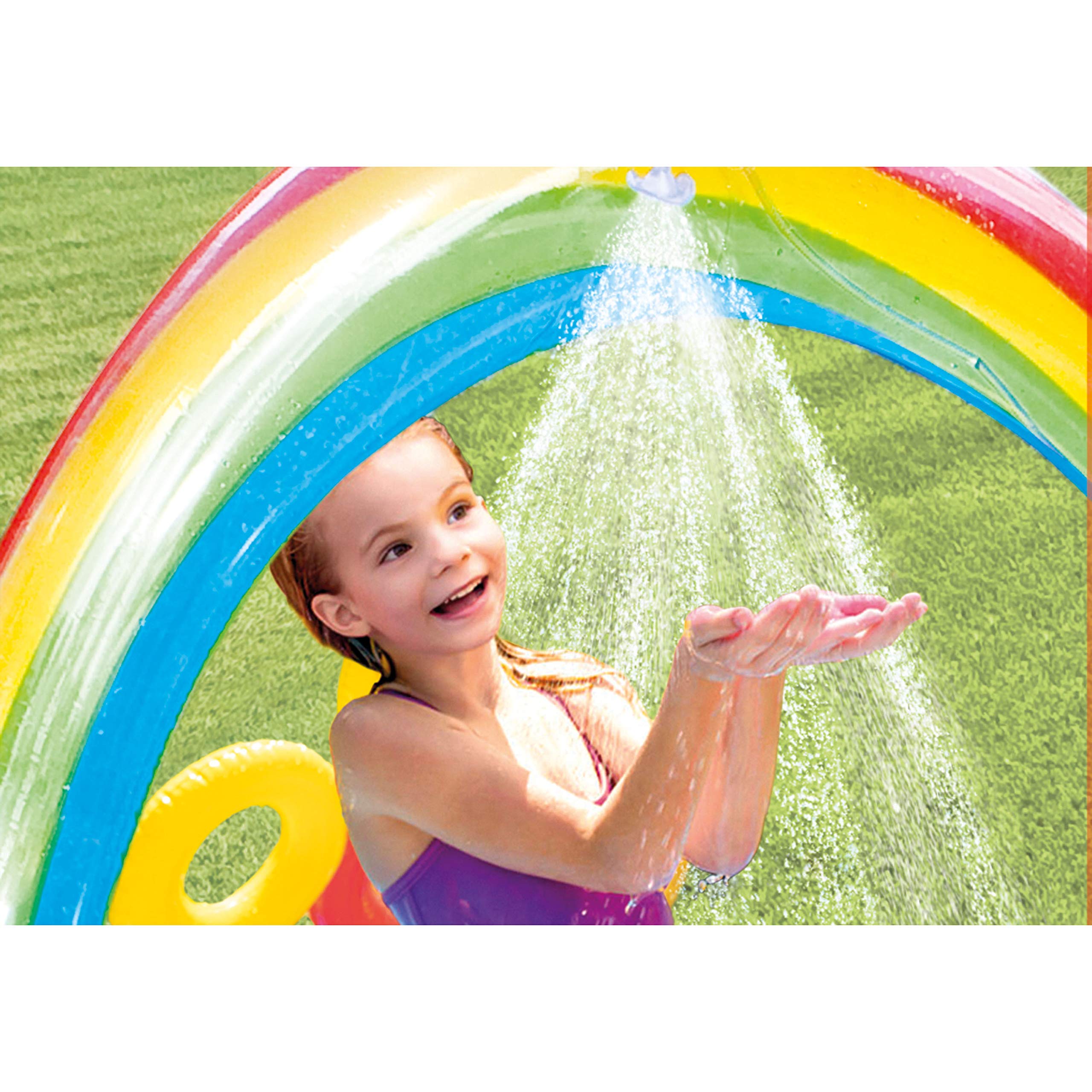 rainbow ring inflatable play center