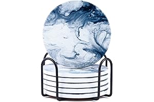 Blue Marble Coasters: Protect Your Table in Style