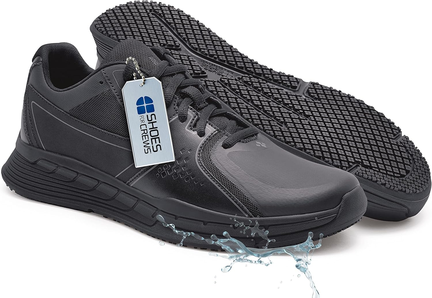 Amazon [Shoes for Crews] (シューズ・フォー・クルーズ) メンズ Condor レザー シューズ 作業 ワークシューズ (28.5cm) (ブラック