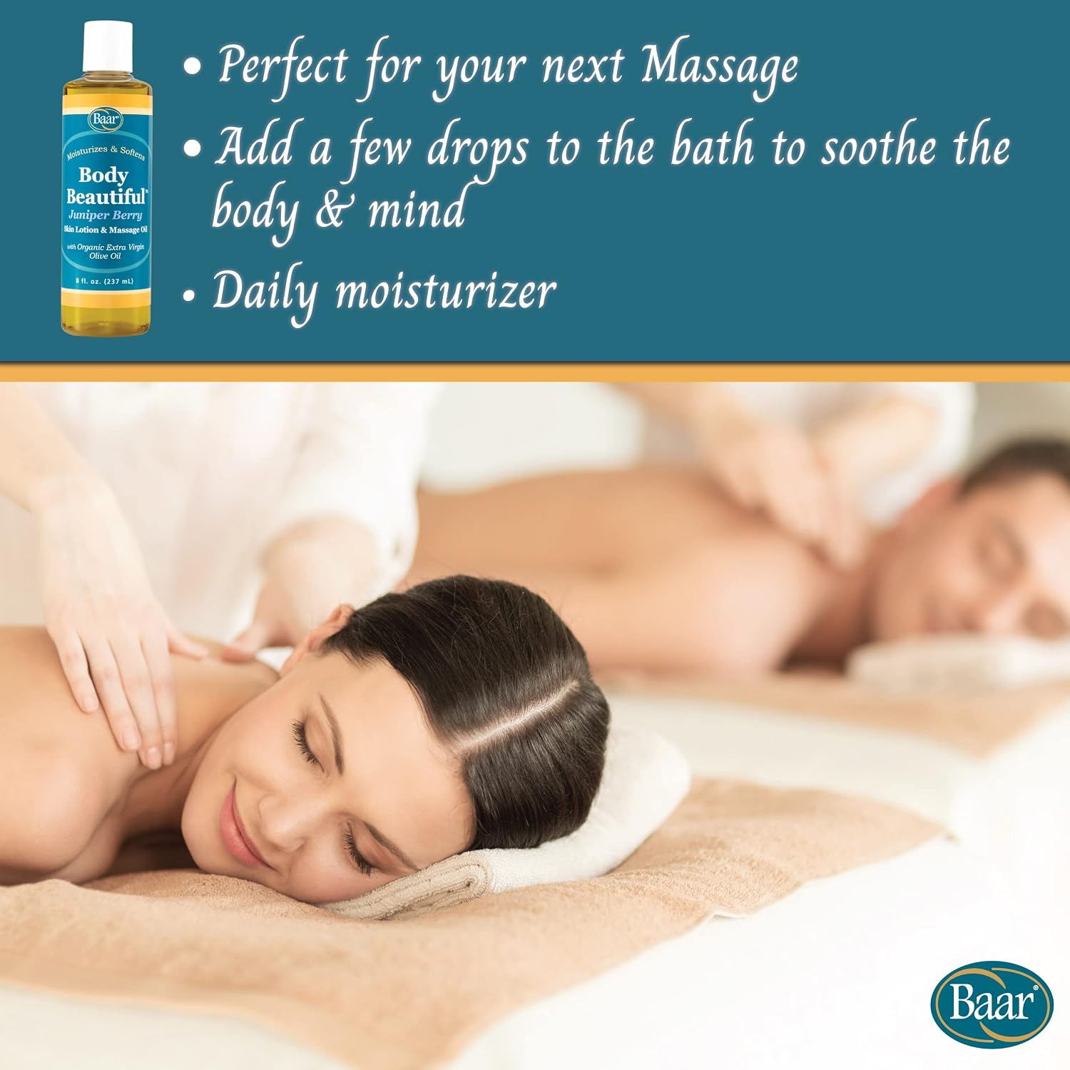 Body Beautiful with Juniper Berry Massage Oil
