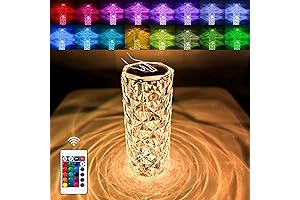 Glamorous Touch Control Color Changing Crystal LED Table Lamp