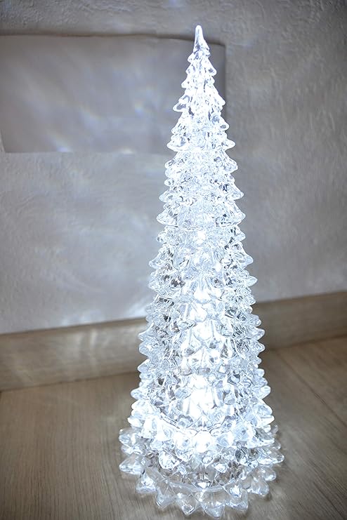 Maison En France Weihnachtslicht Tannenbaum 22 Cm- Mit Led-Licht- Sorgt Für  Eine Festliche Weihnachtsstimmung, Stabile Ausführung : Amazon.de:  Beleuchtung