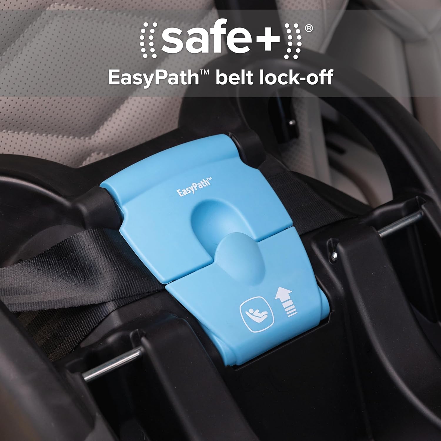 Diono LiteClik30 R and RX SafePlus Base, Stay-in-Car Base for Second Vehicle, Compatible with LiteClik30 R and RX SafePlus Car Seats, Features Steel Anti-Rebound Bar (Black)