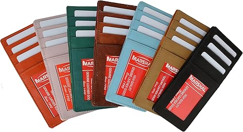 Miniatura 6 de Monedero mágico para hombres Minimalista titular de la tarjeta de crédito Slim Carteras 420CF Tarjetero Negro