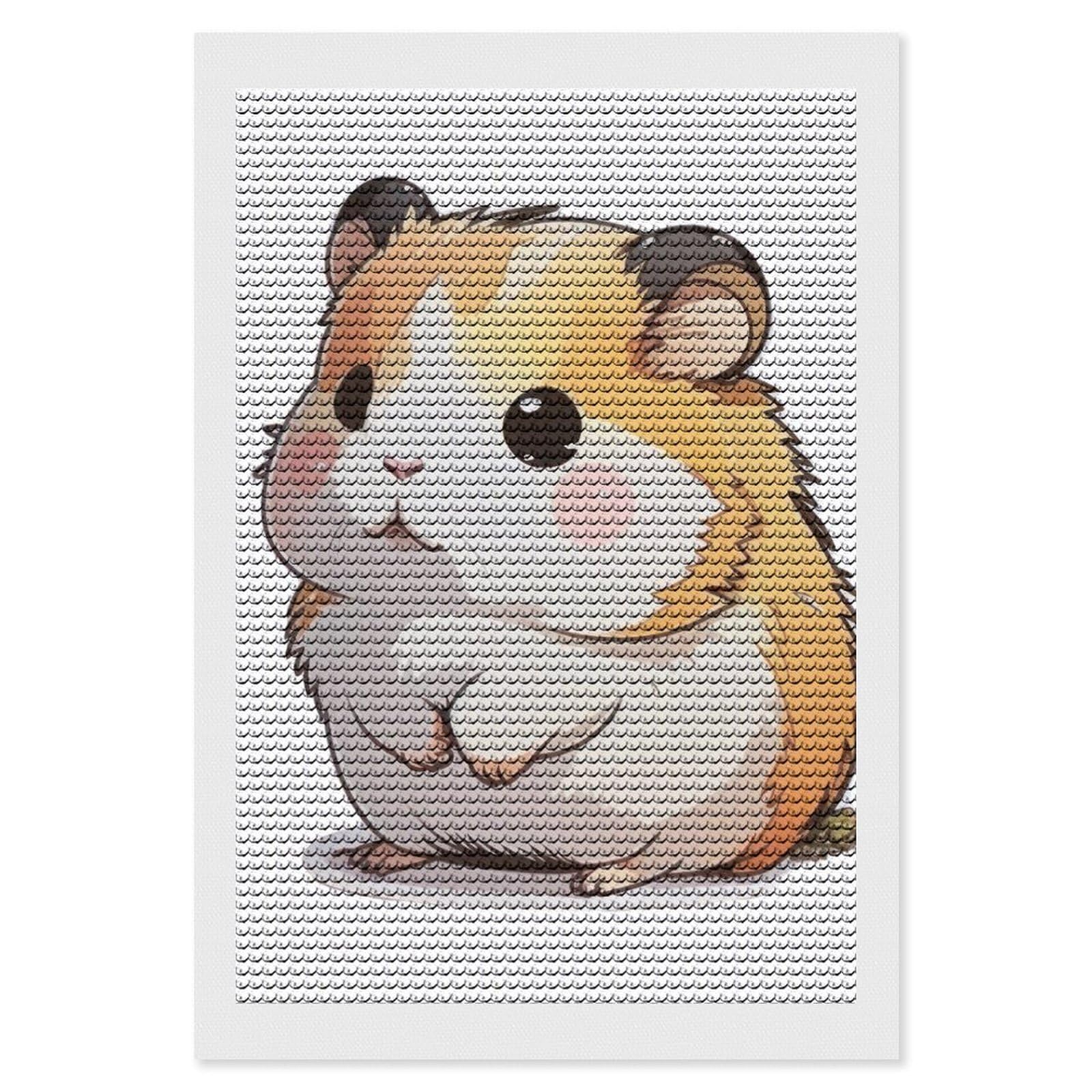 Amazon | ダイヤモンドアート ハムスター おもしろ 動物柄 可愛い