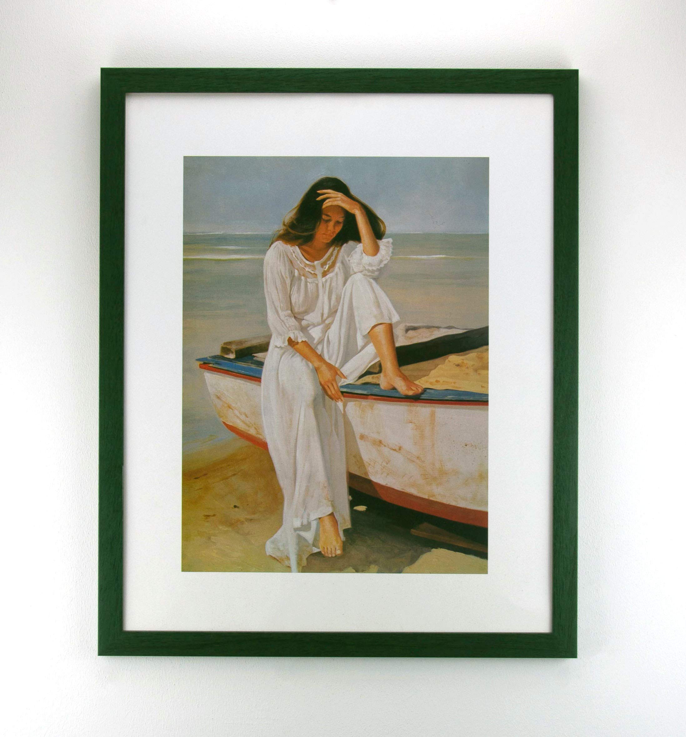 myposterframe Bilderrahmen 100 x 150 cm Juliet Grün mit klarem Kunstglas (2mm)