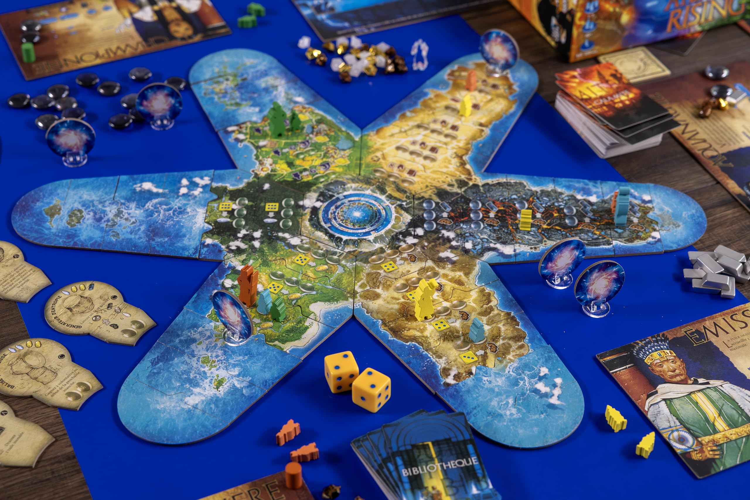 Lucky Duck Games | ATLANTIS RISING | Jeu de Société Coopératif Pour Adultes & Enfants dès 10 Ans | Sauvez Atlantis |Jeu de Stratégie & Gestion des Ressources | 1 à 7 Joueurs | 1 à 2H | En Français