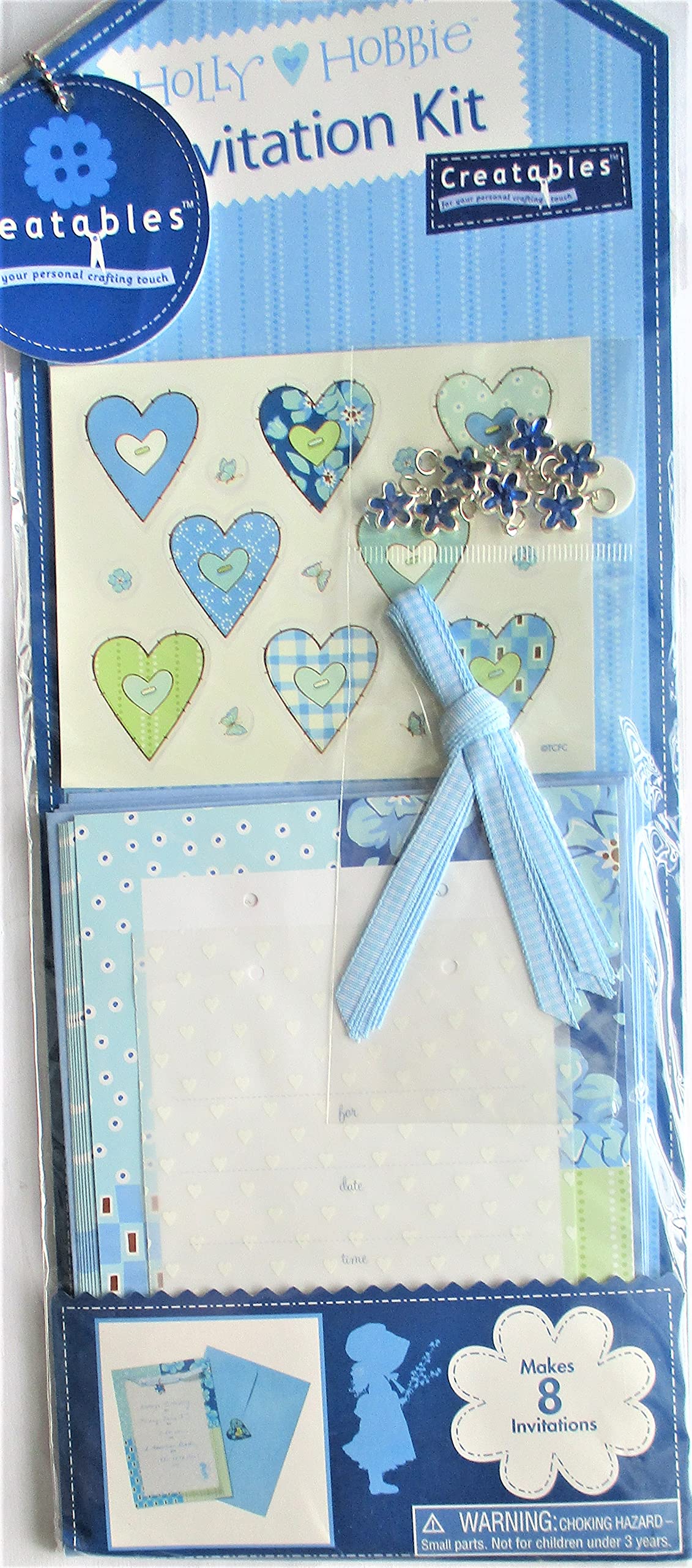 Holly Hobbie Invitation Kit Creatables ... Makes 8 Invitations