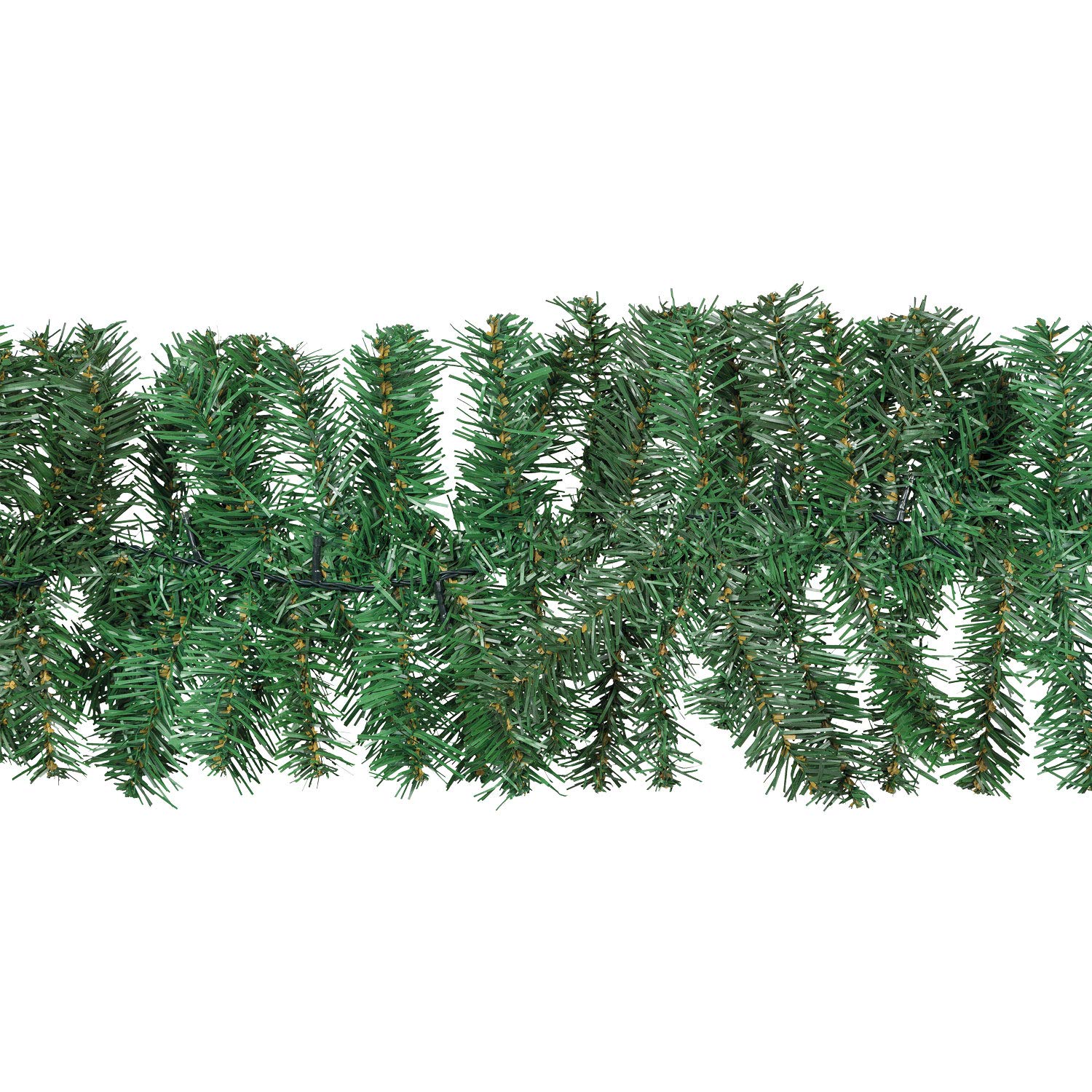 Idena 31854 - LED Tannengirlande mit 160 LEDs in Warmweiß, mit 8 Stunden Timer Funktion und Transformator, ca. 10 m lang, Deko für Innen & Außen, zum Basteln, als Party Deko, Weihnachtsdeko