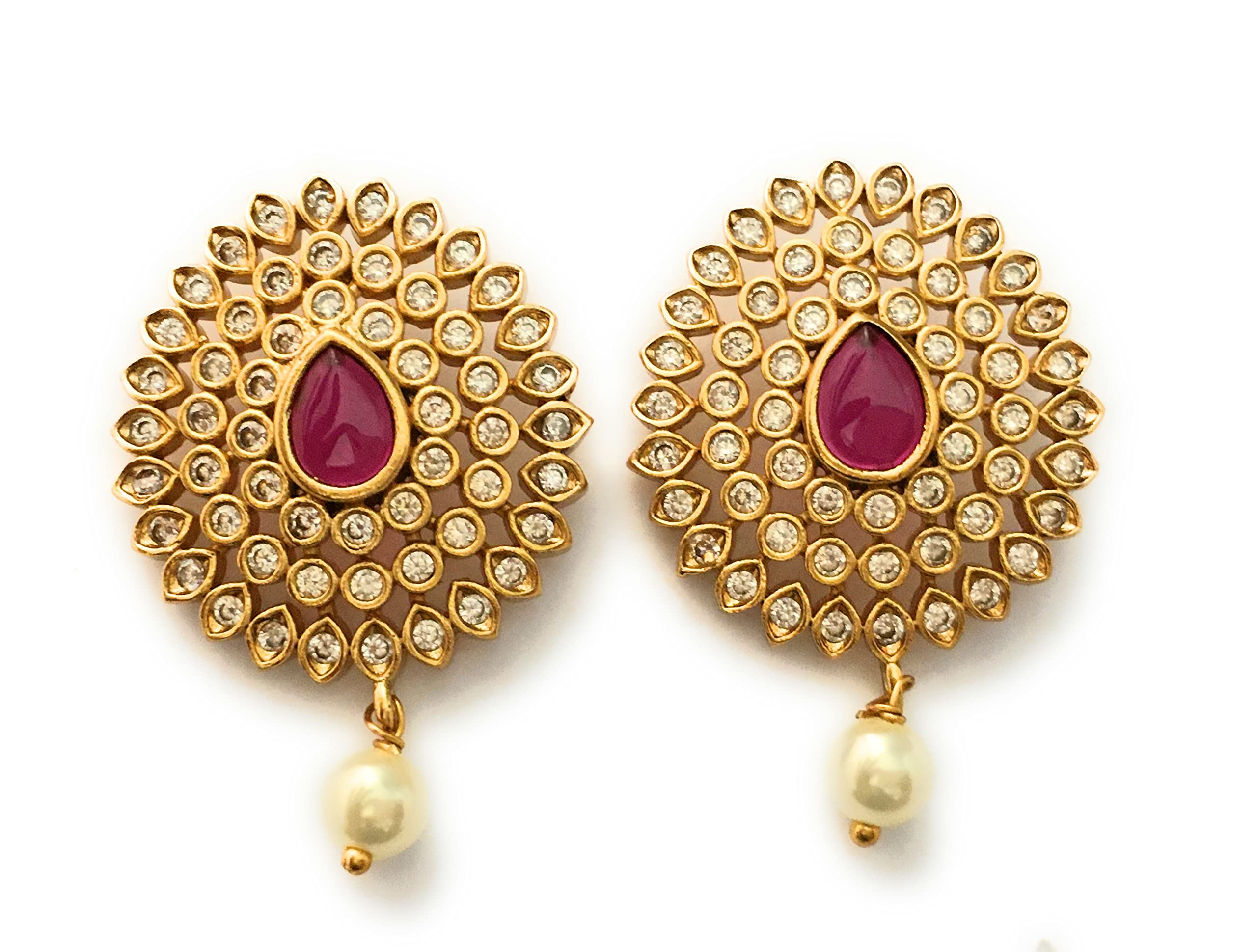 See full amazon price history chart for Sasitrends Traditional Gold Plated Tops Ethnic Studs Earrings for Women and Girls- Large Size Sasitrends Traditional Gold Plated Tops Ethnic Studs Earrings for Women and Girls- Large Size (B0BRNR9SVW) Amazon Price History, Amazon Price Tracker