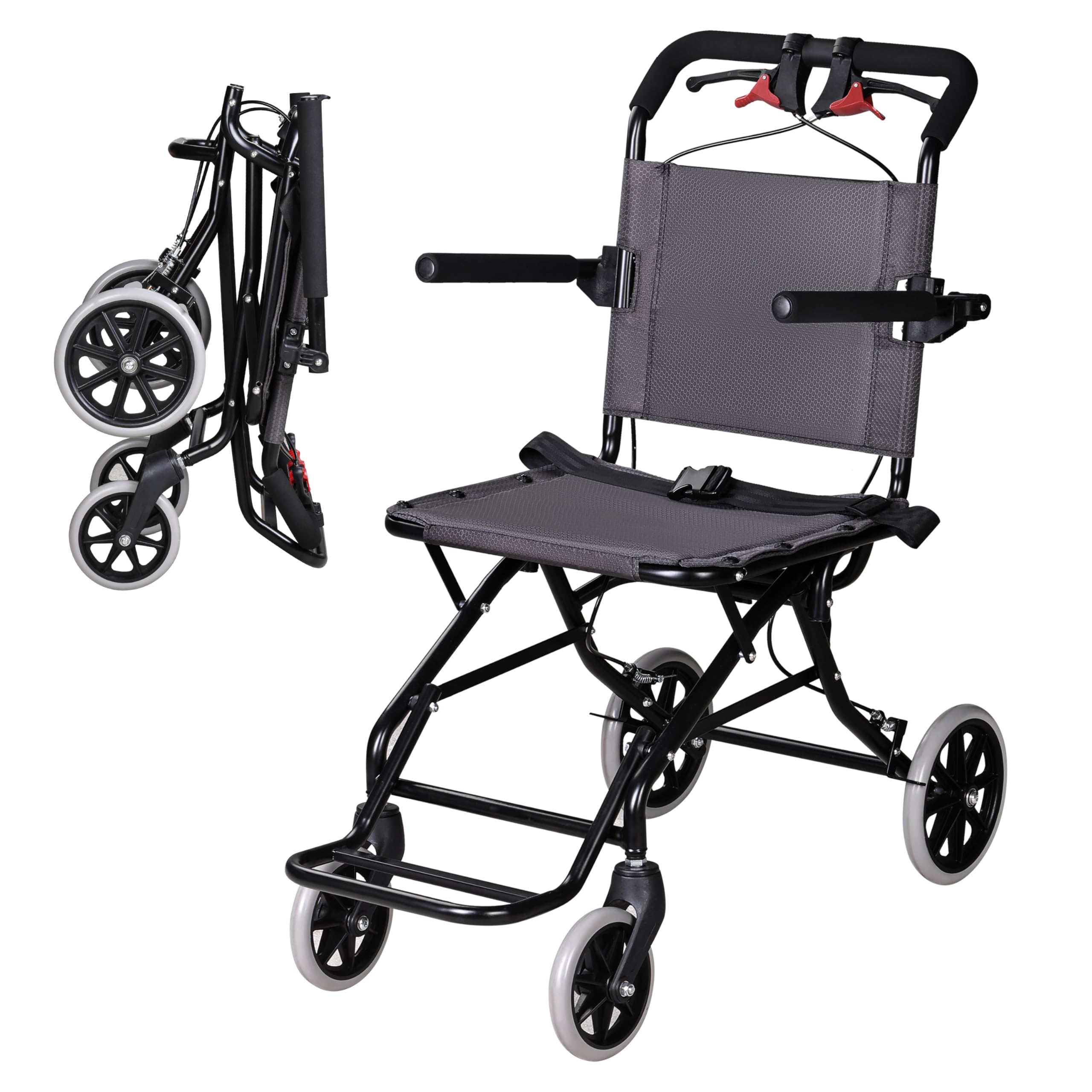 Photo 1 of NealleMed Ultra-Lightweight Foldable Transport Wheelchair