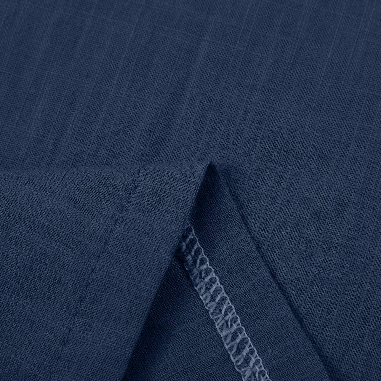 Generisch Pantalon d'été léger pour femme - Taille haute - Taille élastique - Pantalon en tissu - Avec jambes larges - Style décontracté - Avec poches - Couleur unie - En coton - Aéré