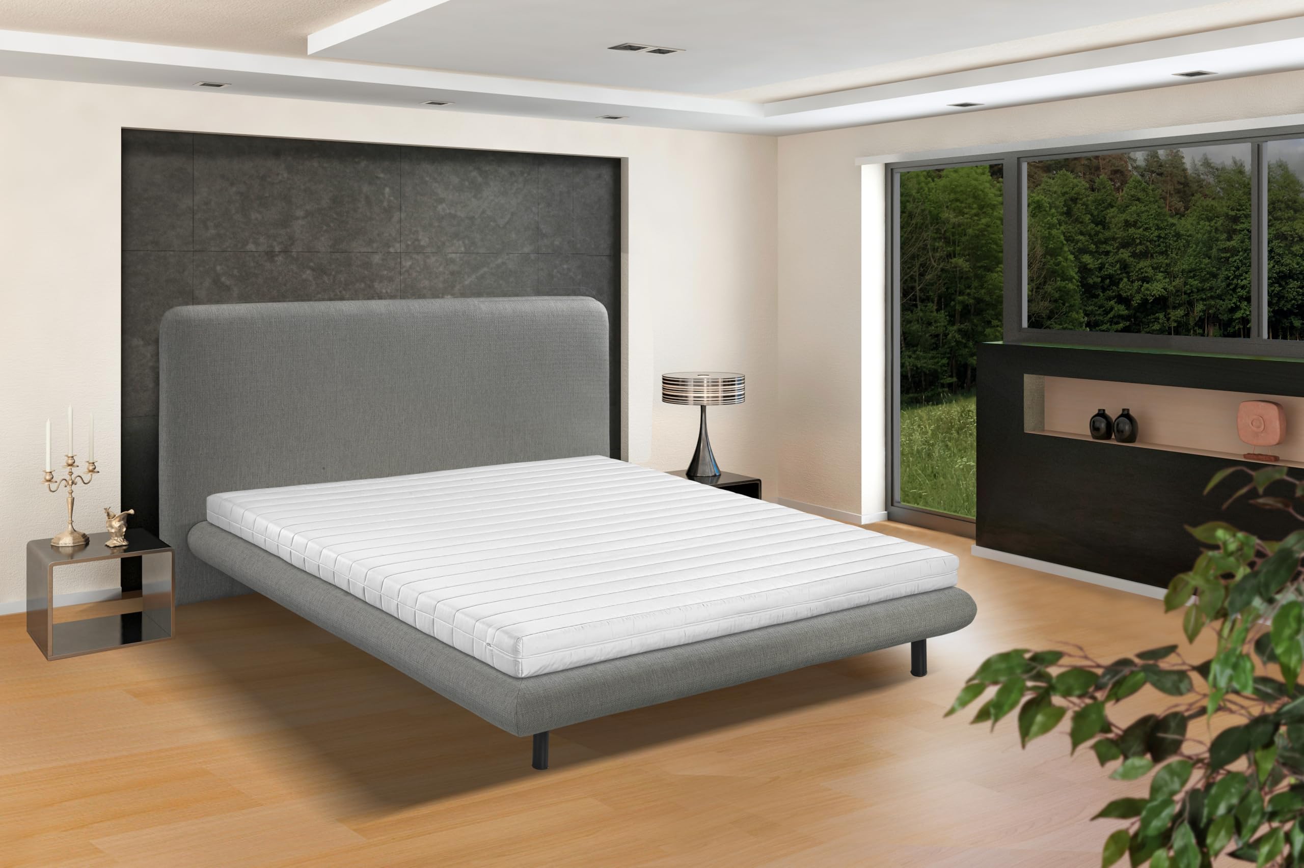 Bodyprotect Kaltschaummatratze Comfort Line 90x190 cm, orthopädische Matratze Härtegrad H2 weich - mittelfest, Oeko-TEX, ergonomische Schaumstoffmatratze Höhe 10 cm, Made in EU