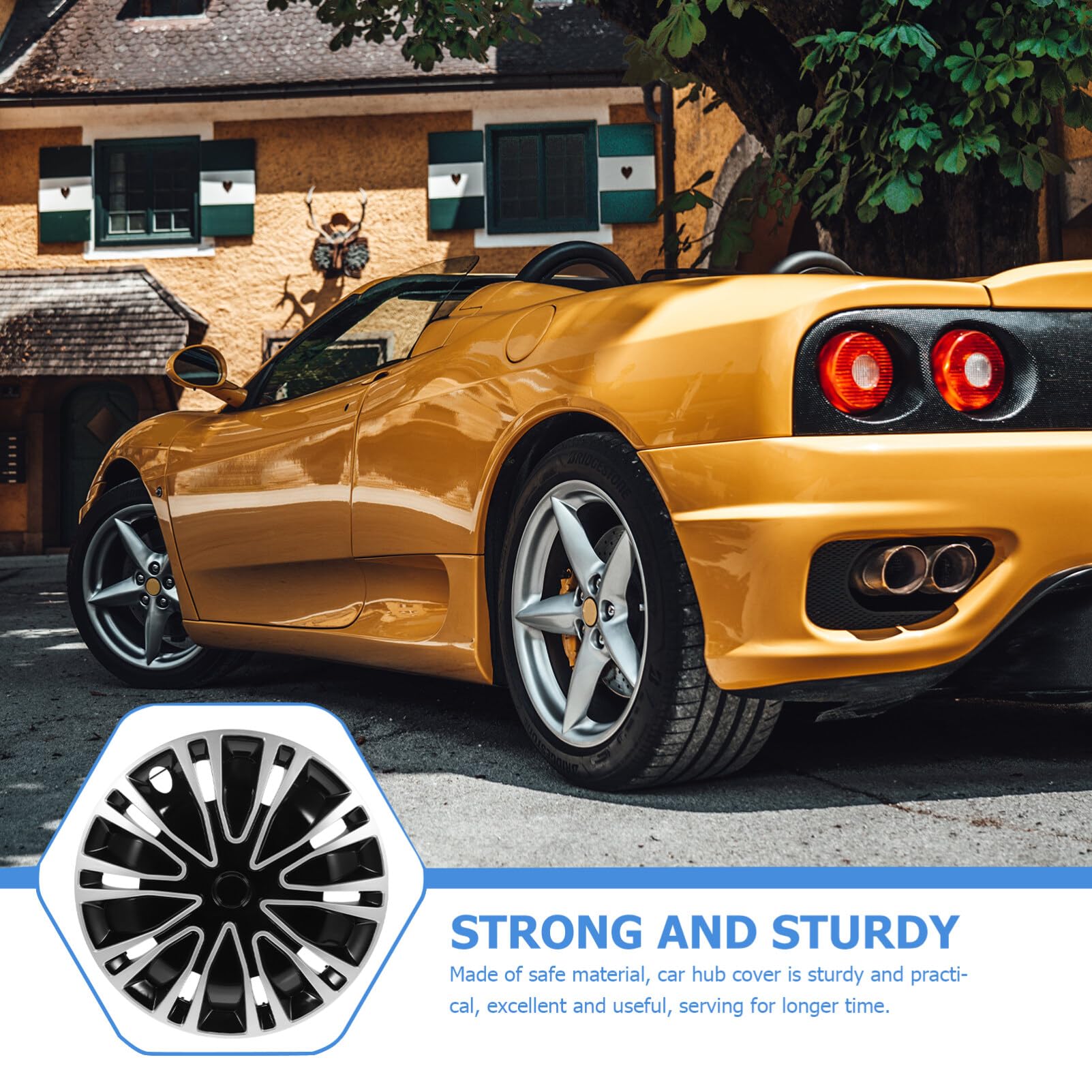1pezzi Coprimozzi Decorativi Per Auto Coprimozzo Materiale Sicuro E Resistente Facile Installazione E Protezione Della Ruota Design Elegante Per Migliorare Aspetto Del Veicolo