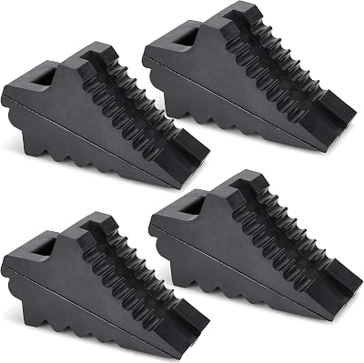AFA Tooling Wheel Chocks, 4-Pack, GVW up to 8 Tonnes