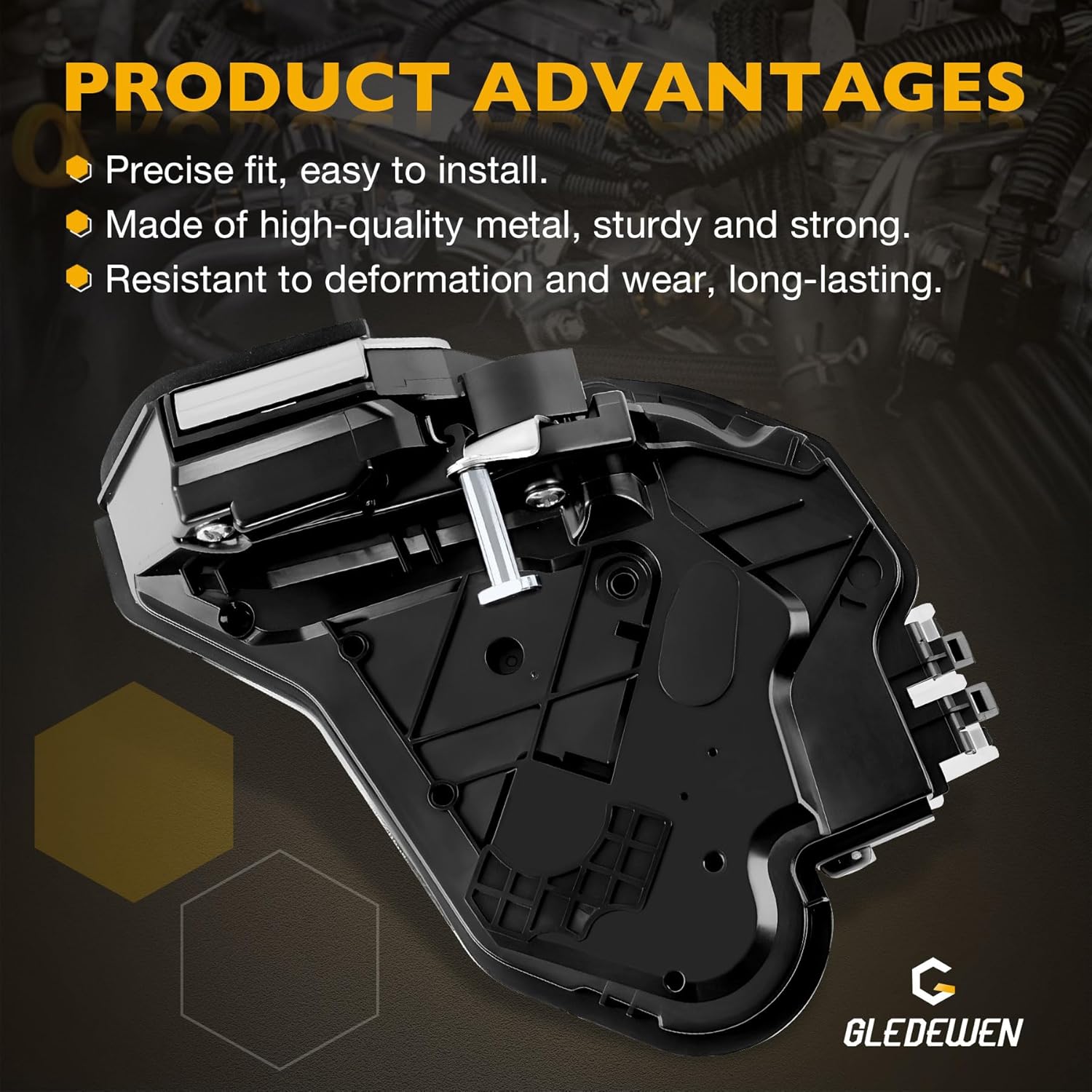 690600E030 Door Lock Latch Actuator Rear Left Driver Side,Compatible with 2014-2019 Toyota Camry Corolla Highlander Sienna/Lexus RX350 RX450h NX300 NX200t IS250 IS300, Replaces 69060-0E030 69060-30580