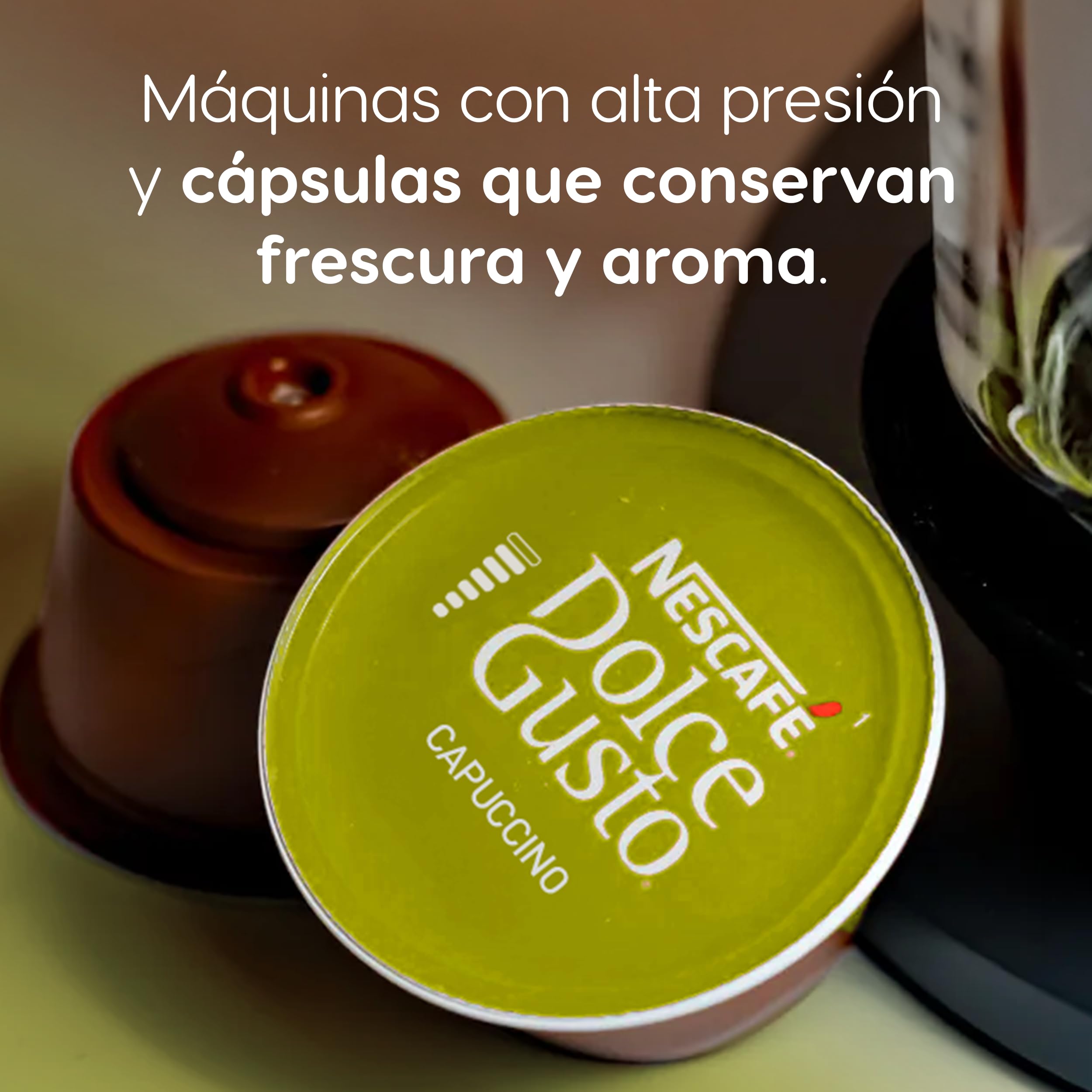 NESCAFÉ Dolce Gusto Cappuccino Cápsulas de Café 90 Cápsulas 45 tazas Clásico Italiano