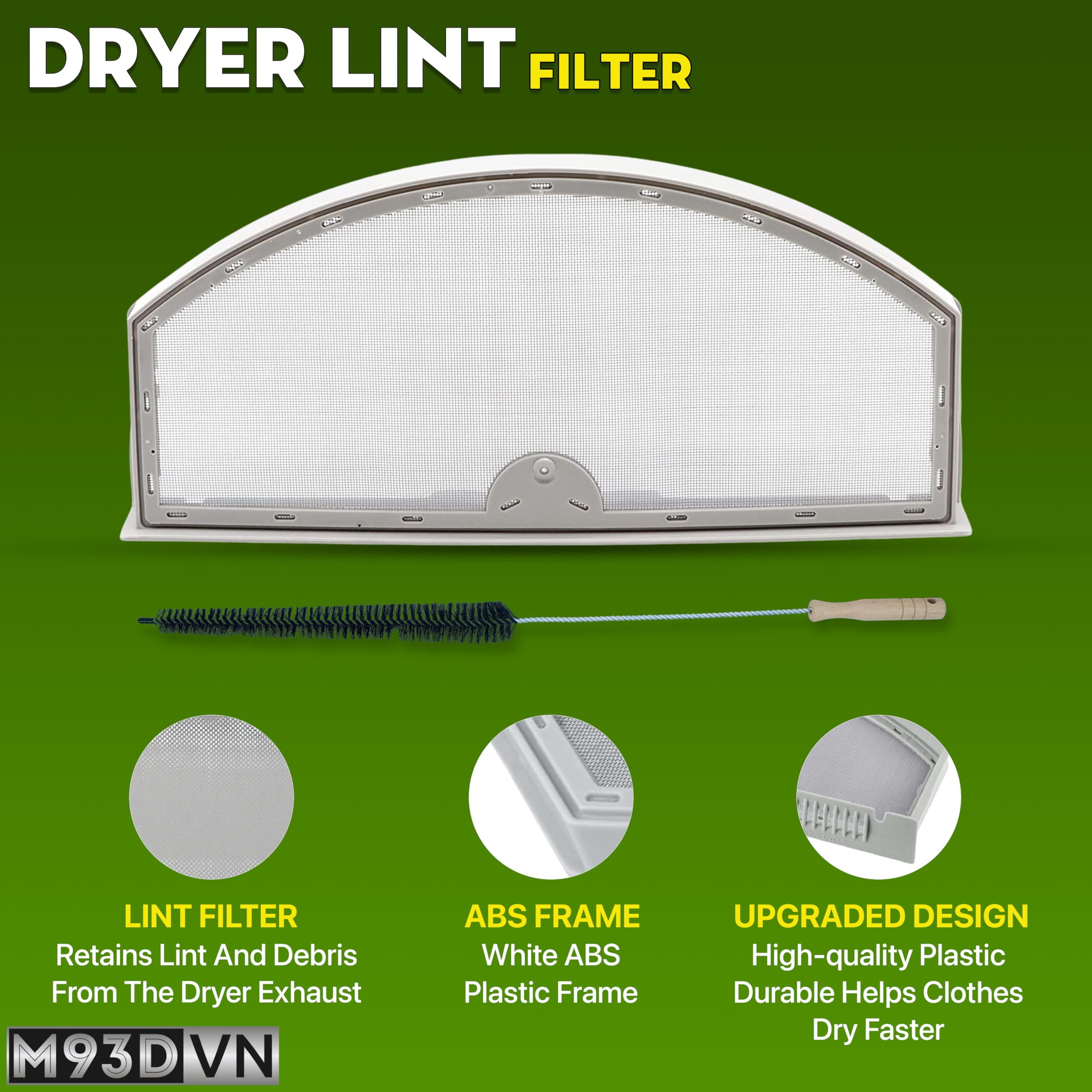 Dryer Lint Filter Screen – Compatible With GE Models HTX24EASK0WS