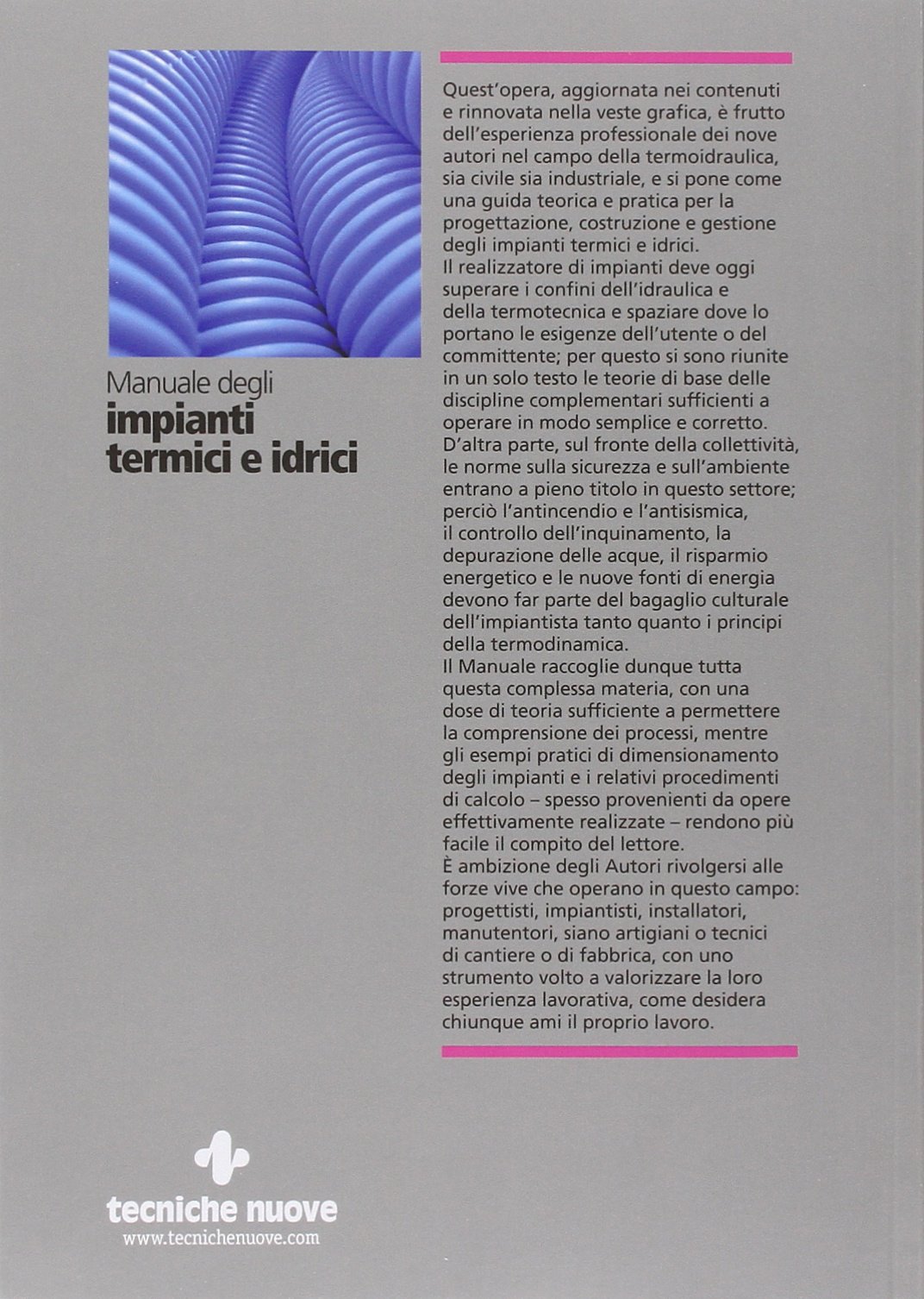 Manuale degli impianti termici e idrici [2 volumi]