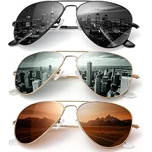 Classic Aviator Sunglasses for Men Womens Polarized UV Protection Driving Sunglasses