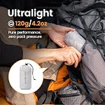 ONETIGRIS CAMPING 4.2oz Linge de sac de couchage ultralégère, feuilles de voyage compactes lavables, sac de couchage adulte pour le backpacking, randonnée, Camping, Hôtels