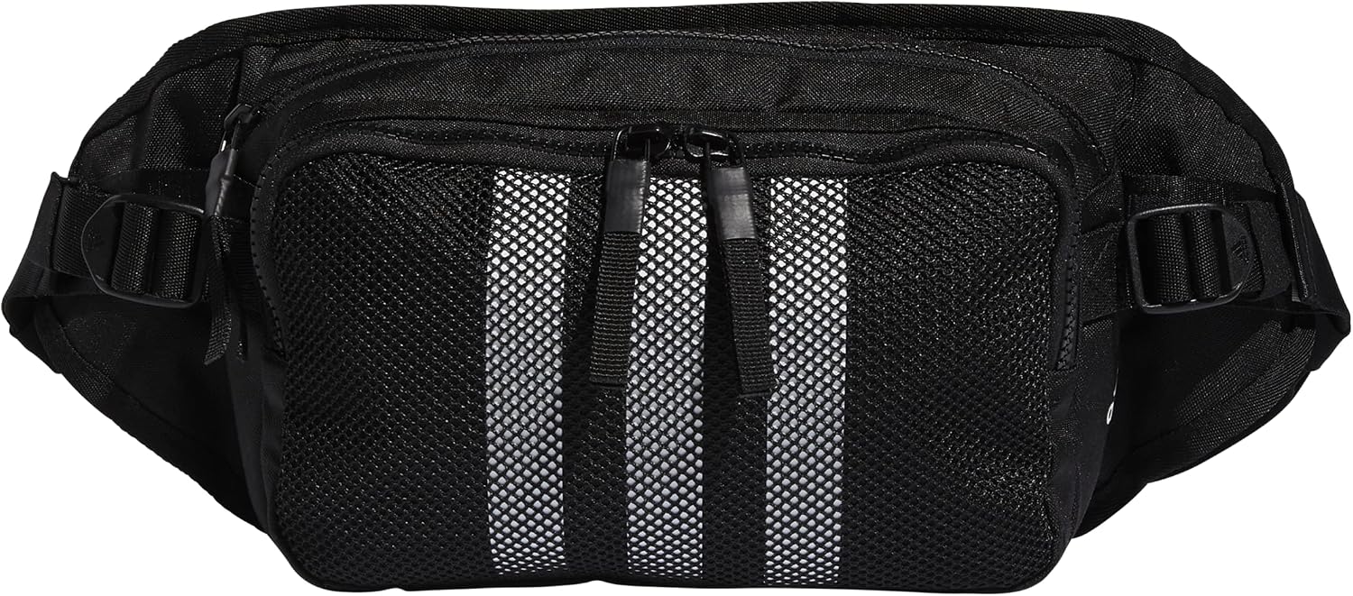 adidas Amplifier Crossbody, Black/White, One Size
