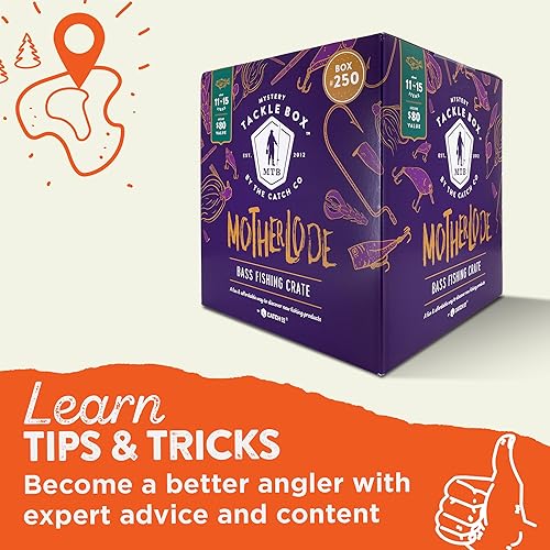 Vista 4 de Catch Co Mystery Tackle Box Freshwater Largemouth and Smallmouth Bass Lures Fishing Kit