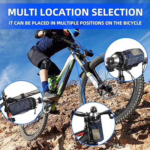 Miniatura 3 de Soporte para botella de agua para bicicleta, marco frontal, impermeable, tubo superior, diseño colmena, soporte para botella de agua para bicicleta,