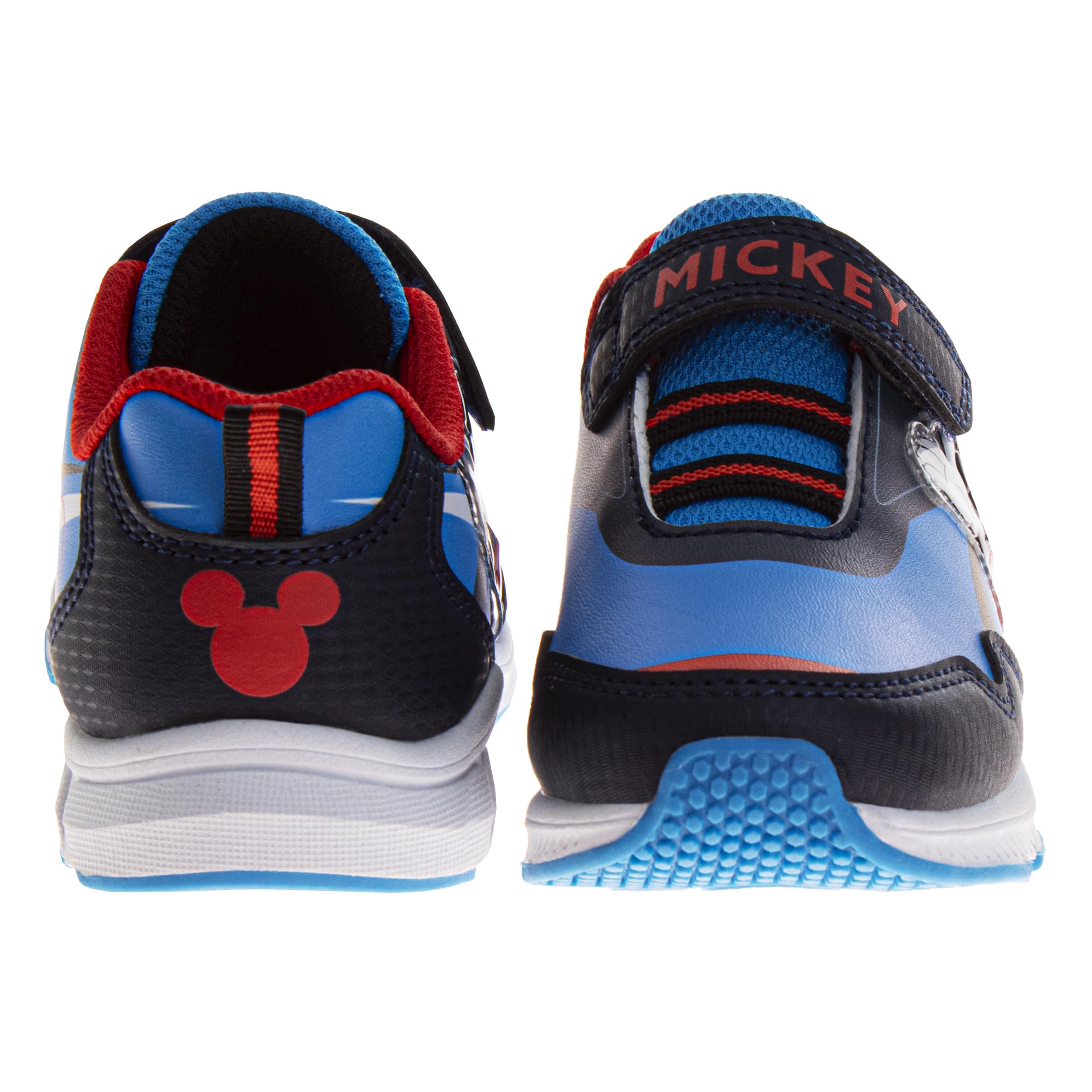 Josmo Scarpe da ginnastica unisex per bambini a Topolino, scarpe da ginnastica senza lacci per bambini